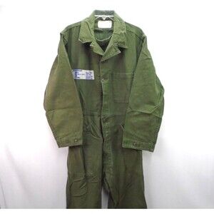 Military Workwear US ARMY Coveralls Sateen Type 1 1981 Size L Coastal Industries